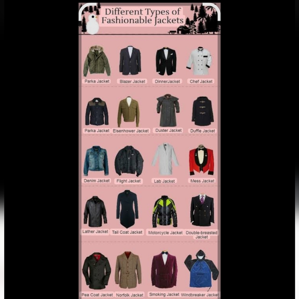 Different kinds of jackets, shrugs ,hoodies